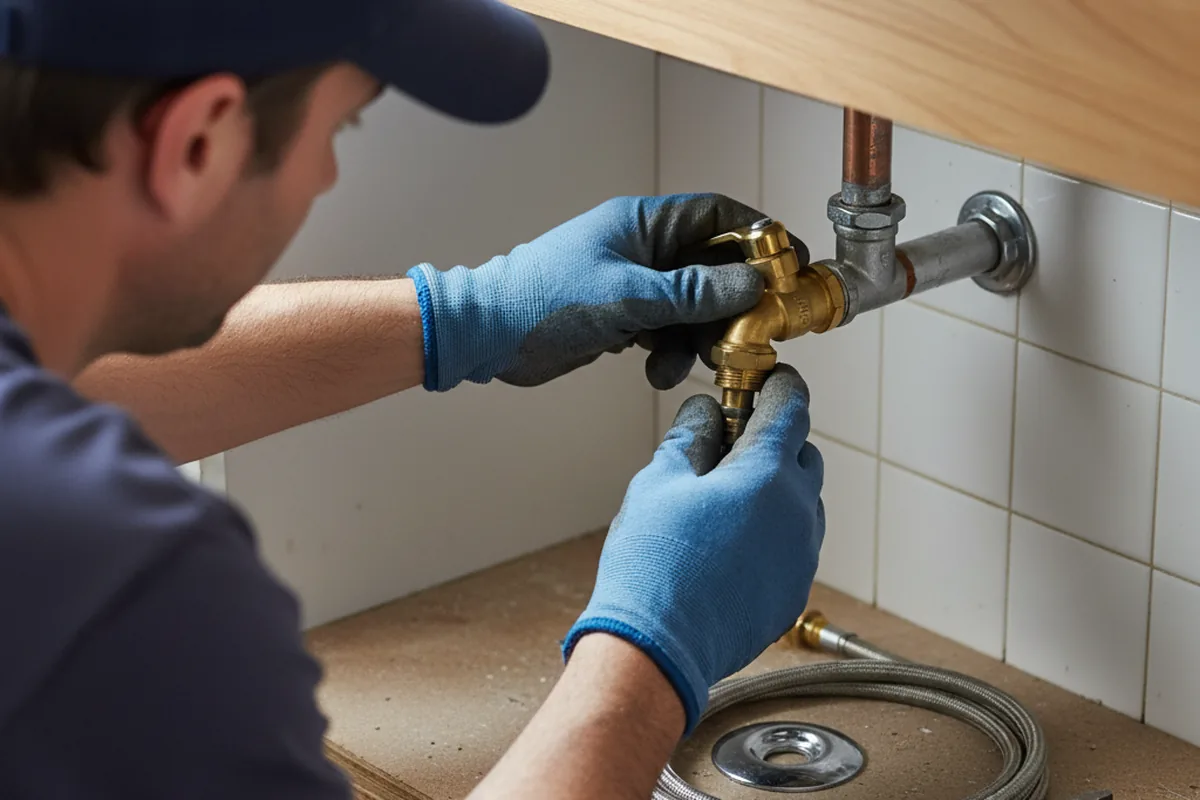 Shutoff valve and fitting work during Emergency Plumbing in Garden Grove
